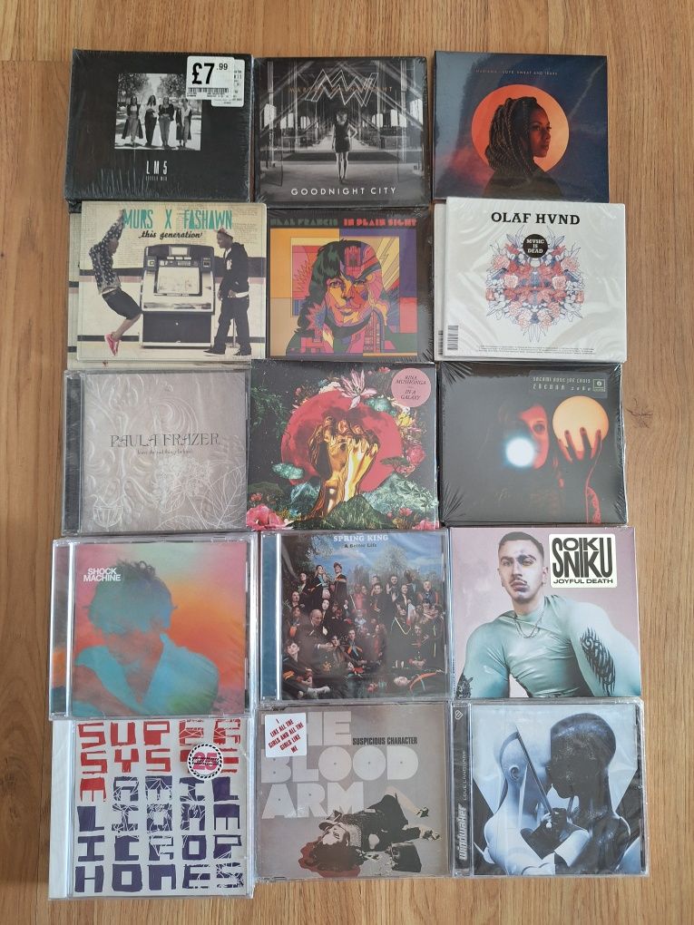 CDs selados, pop, rock, indie