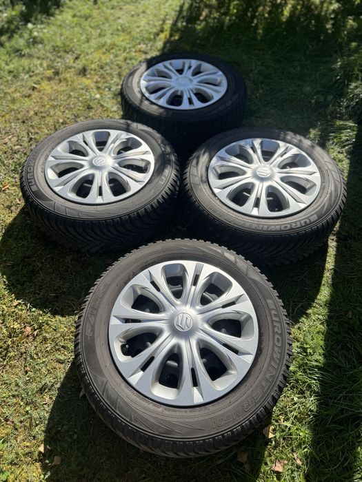 Opony zimowe FALKEN z felgami 215/60/R16  kołpak suzuki, 5x114,3