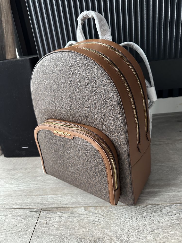 Nowy plecak Jaycee Large Michael Kors brown monogram