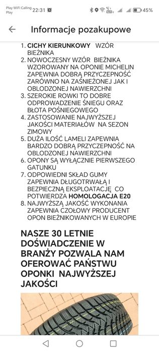 Opony zimowe 255/50 r 16