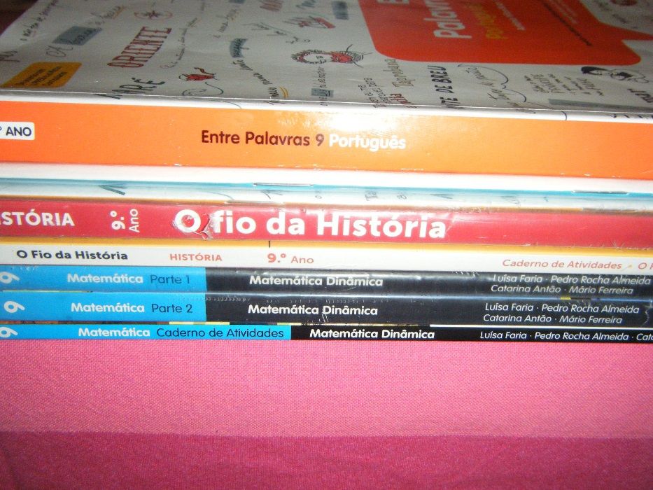 Livros Escolares 9º Ano (Conjunto 1)