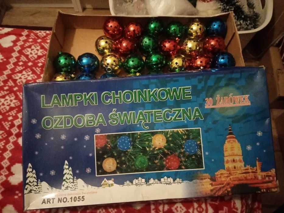 Bombki nakładki na lampki choinkowe