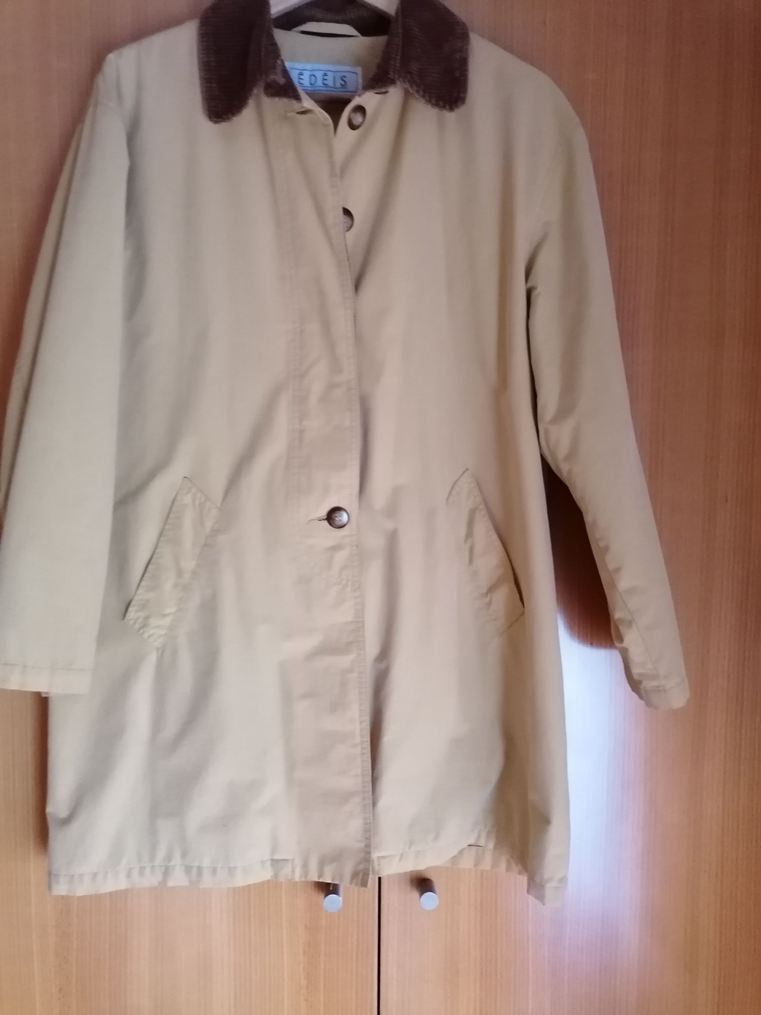 Gabardine impermeável forrada de mulher T M