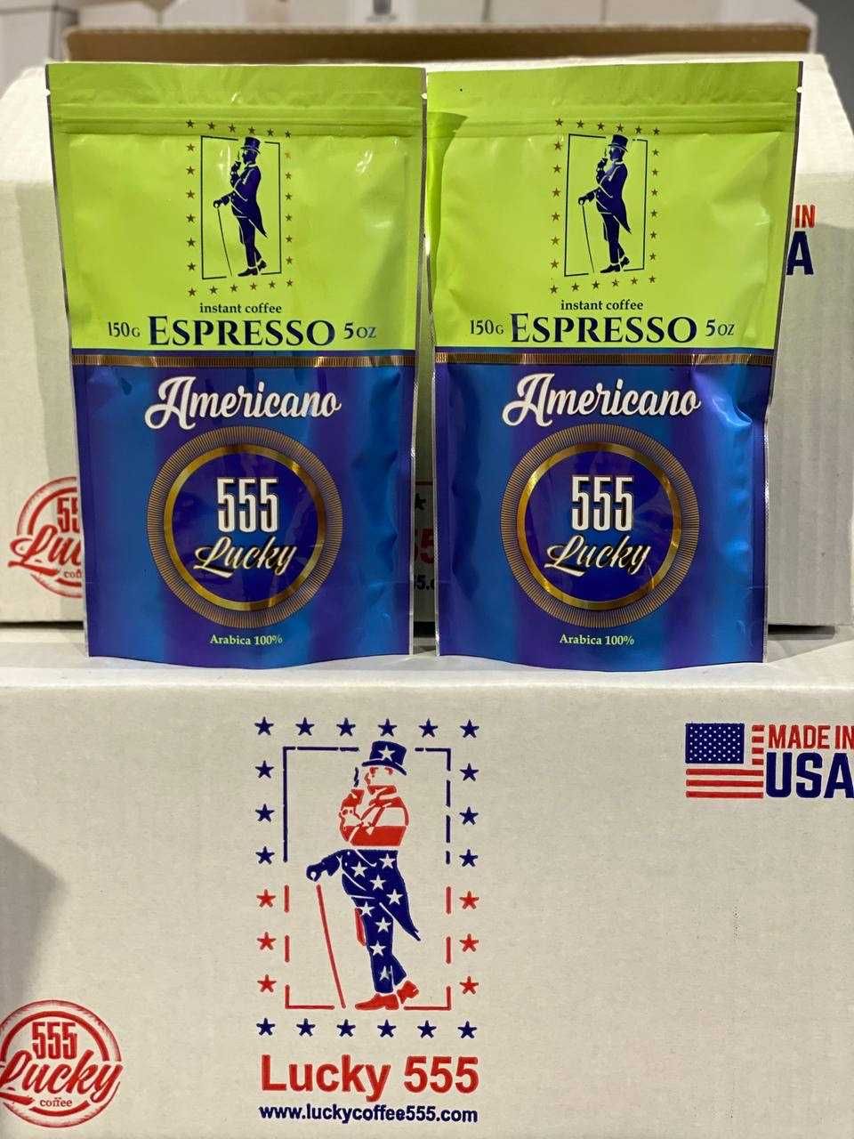 Кофе растворимый "Lucky 555 Espresso Americano" Эспрессо Американо