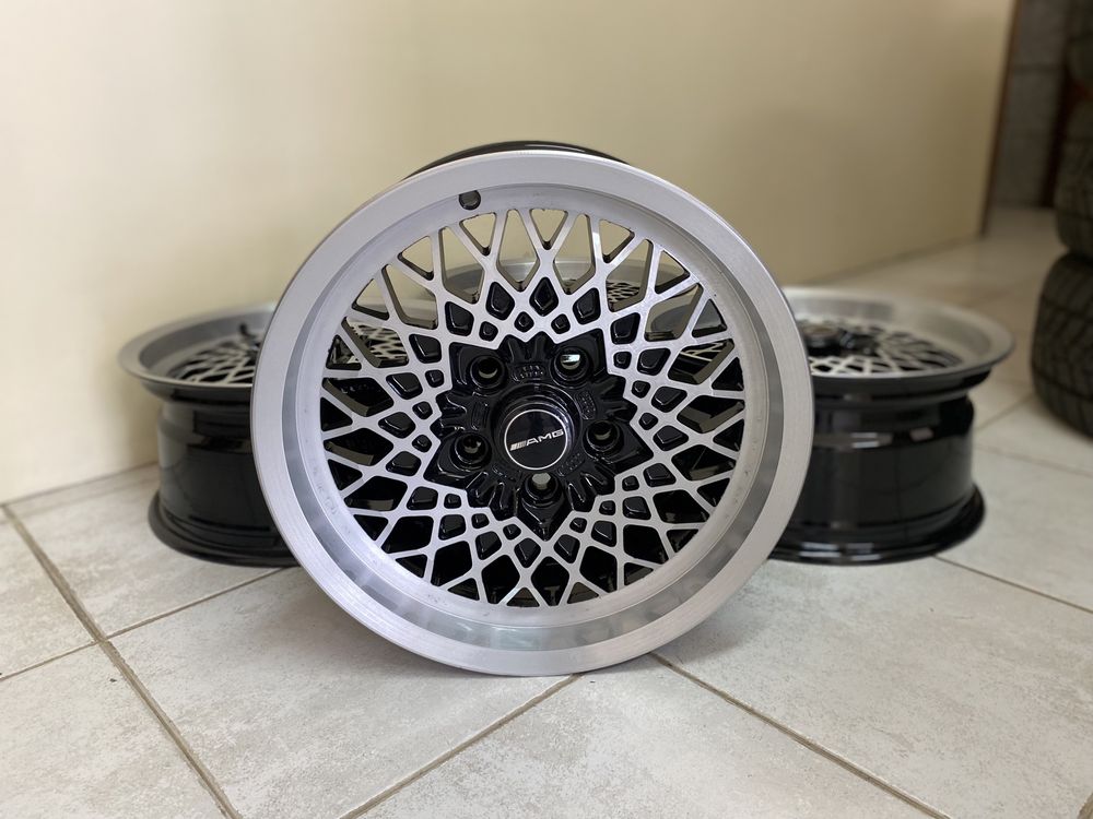 Jantes 15” 5x112 c/aba mercedes 190 msw vw pao de forma w124 vito amg