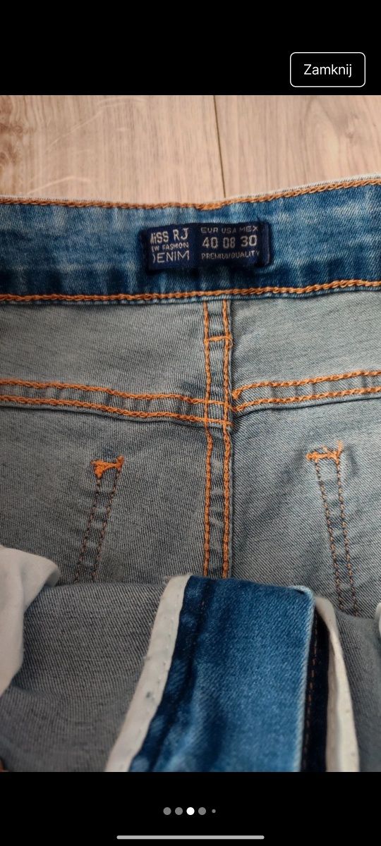 Spodenki damskie z napisami Miss RJ rozmiar 40