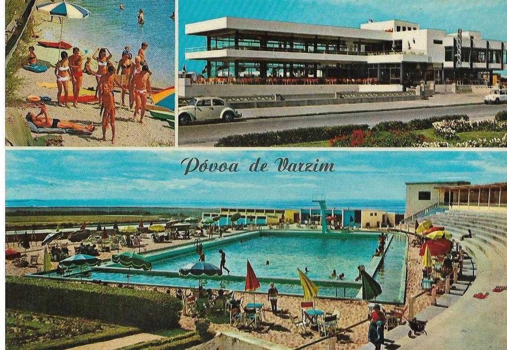 Póvoa de Varzim - - - Postais antigos  (40 anos) - - - - - Postais