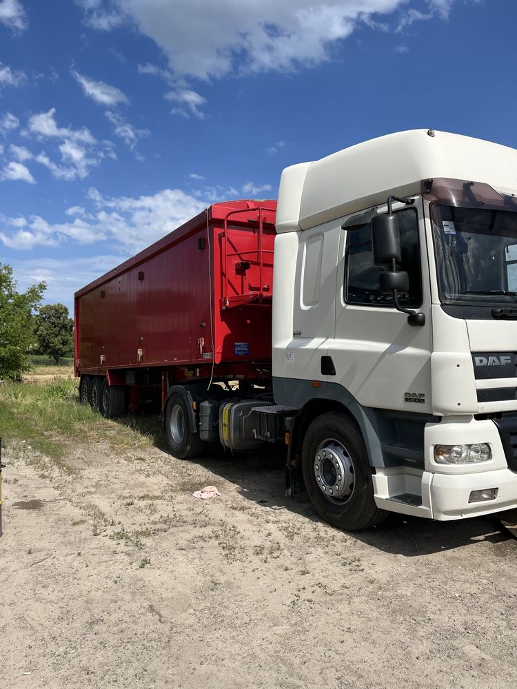 Продам Daf зерновоз самоскид комплект сцепка тягач напівпричіп