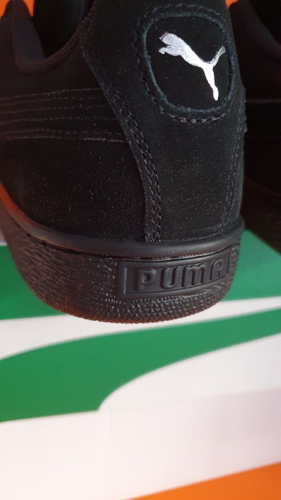 Sneakersy nowe czarne sportowe Puma Suede Classic  rozmiar 43