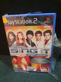 Gra gry ps2 playstation 2 unikat nowa Disney Sing It Pop Hits