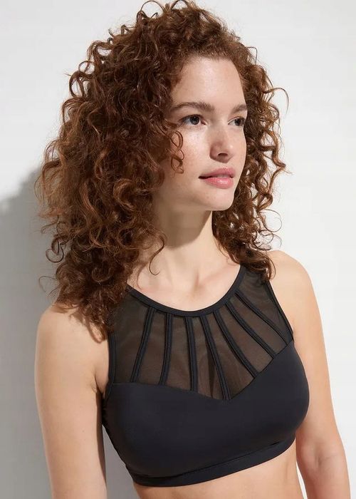 B.P.C bikini bustier z siateczką i z figami 40.