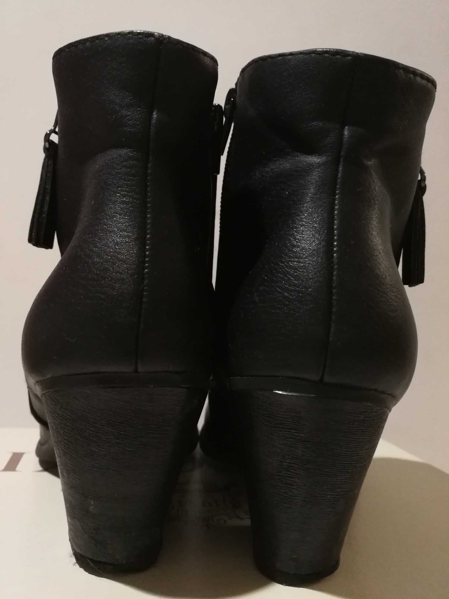 botki damskie czarne Graceland Deichmann 37