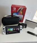 Konsola Nintendo Switch Oled Oryginalny Zestaw + Gry + Gwarancja