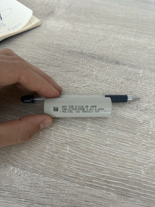 Акумулятор INR21700 Molicel 5000 mAh