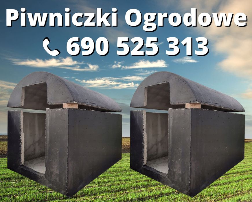 Piwnica ogrodowa Piwniczka kopuła ogrodowa schody betonowe