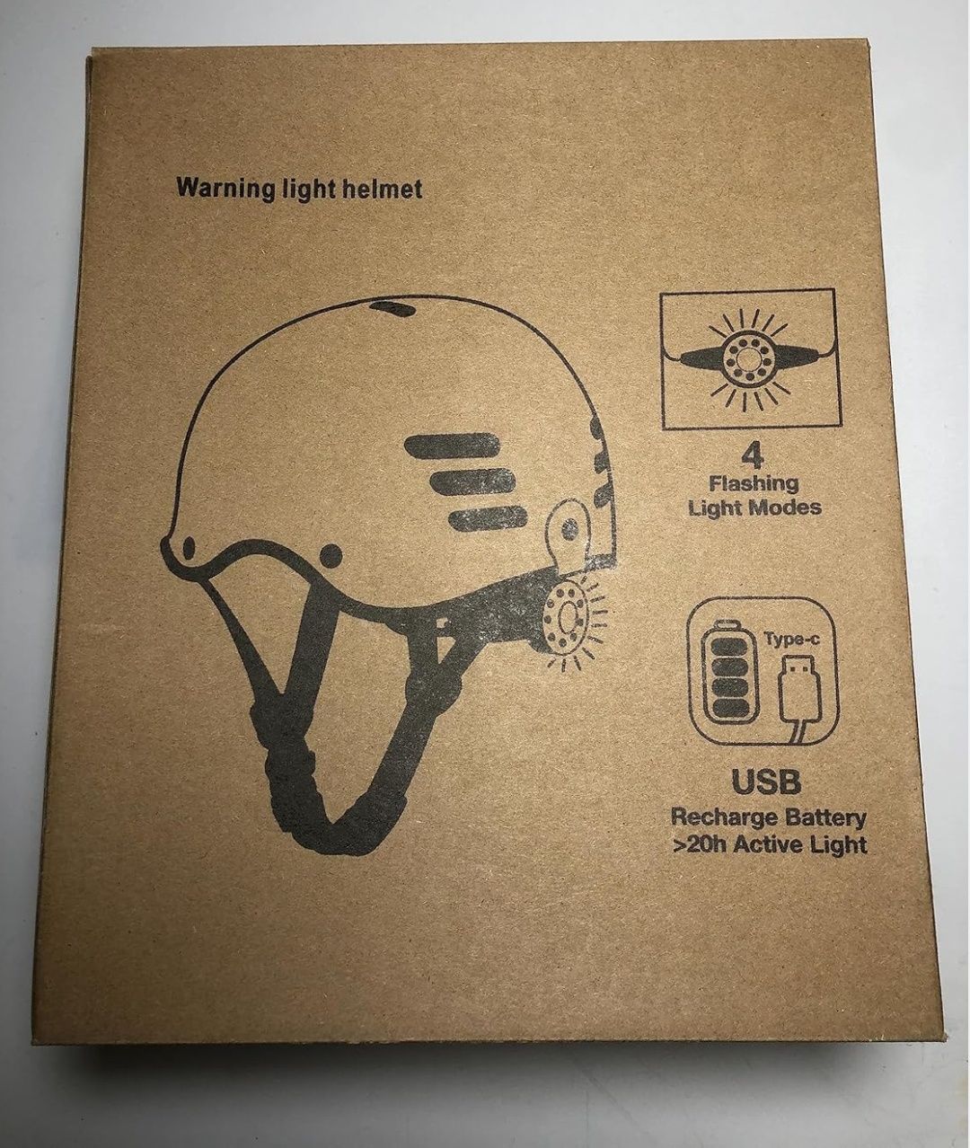 Kask rowerowy z diodą led