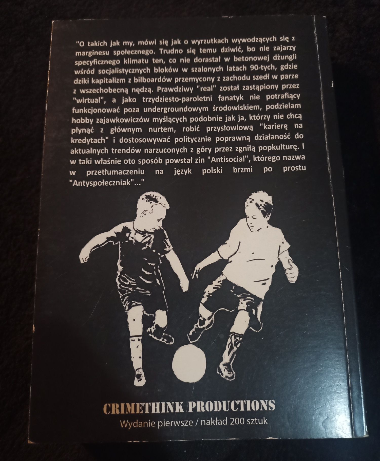 Ksiazka Antisocial Skinhead Zine