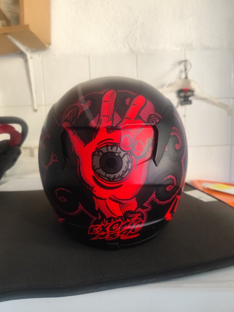 Capacete Exo 390 one way red edition