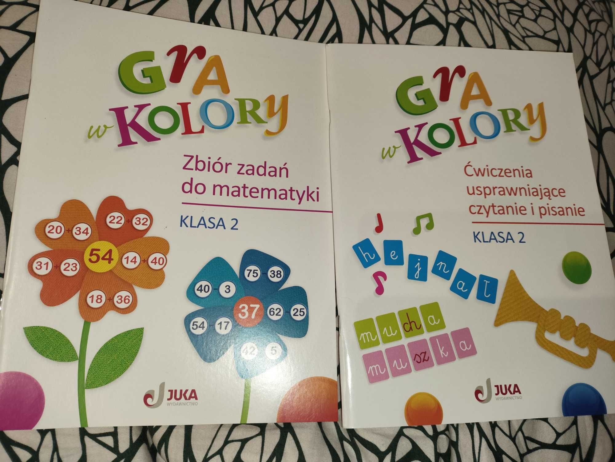 Ćwiczenia gra w kolory klasa 2 juka