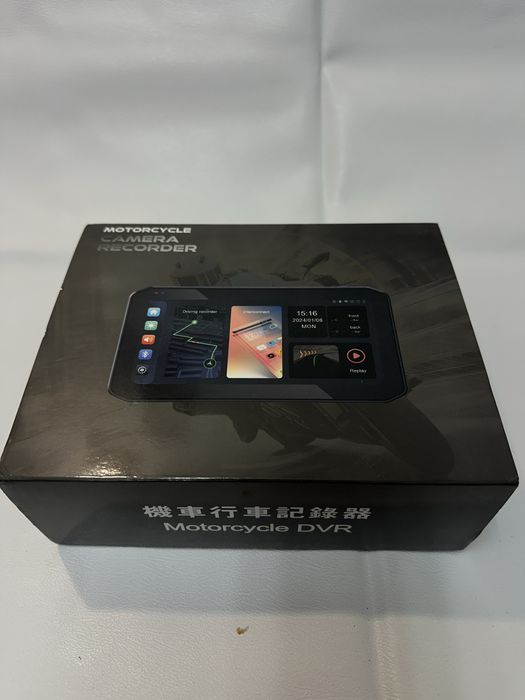 Wideorejestrator motocyklowy DVR Full HD przednia i tylna kamera