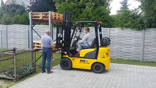 Wózek widłowy HDS podnośnik zwyżka żuraw ładowarka szkolenia kurs