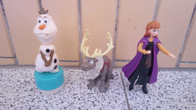 Conjunto figuras da coleção do filme Frozen