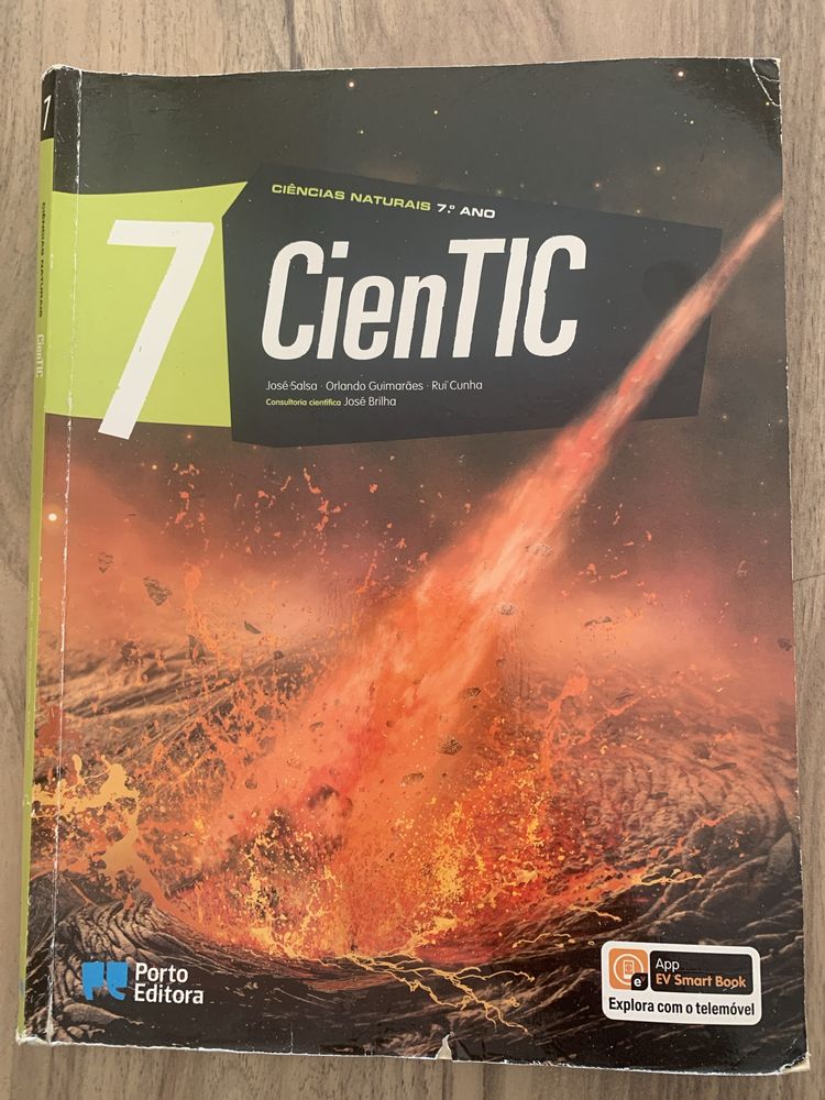 Livro de Ciências Naturais ,7.ºano, Porto Editora