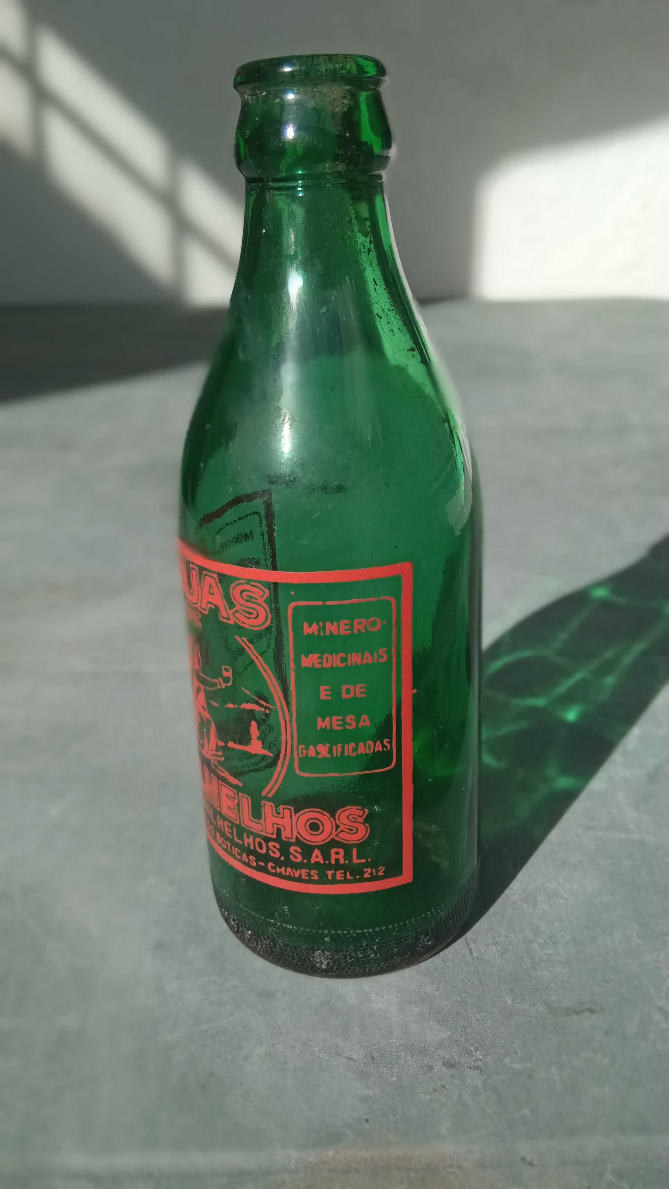 Garrafa pirogravada Águas de Carvalhelhos 0,25cl