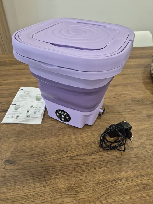 Mini-Máquina de lavar portátil e dobrável