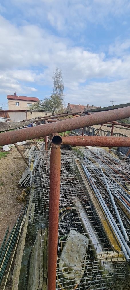 Konstrukcja Zadaszenie Wiata tunel garaż metal rury szkielet