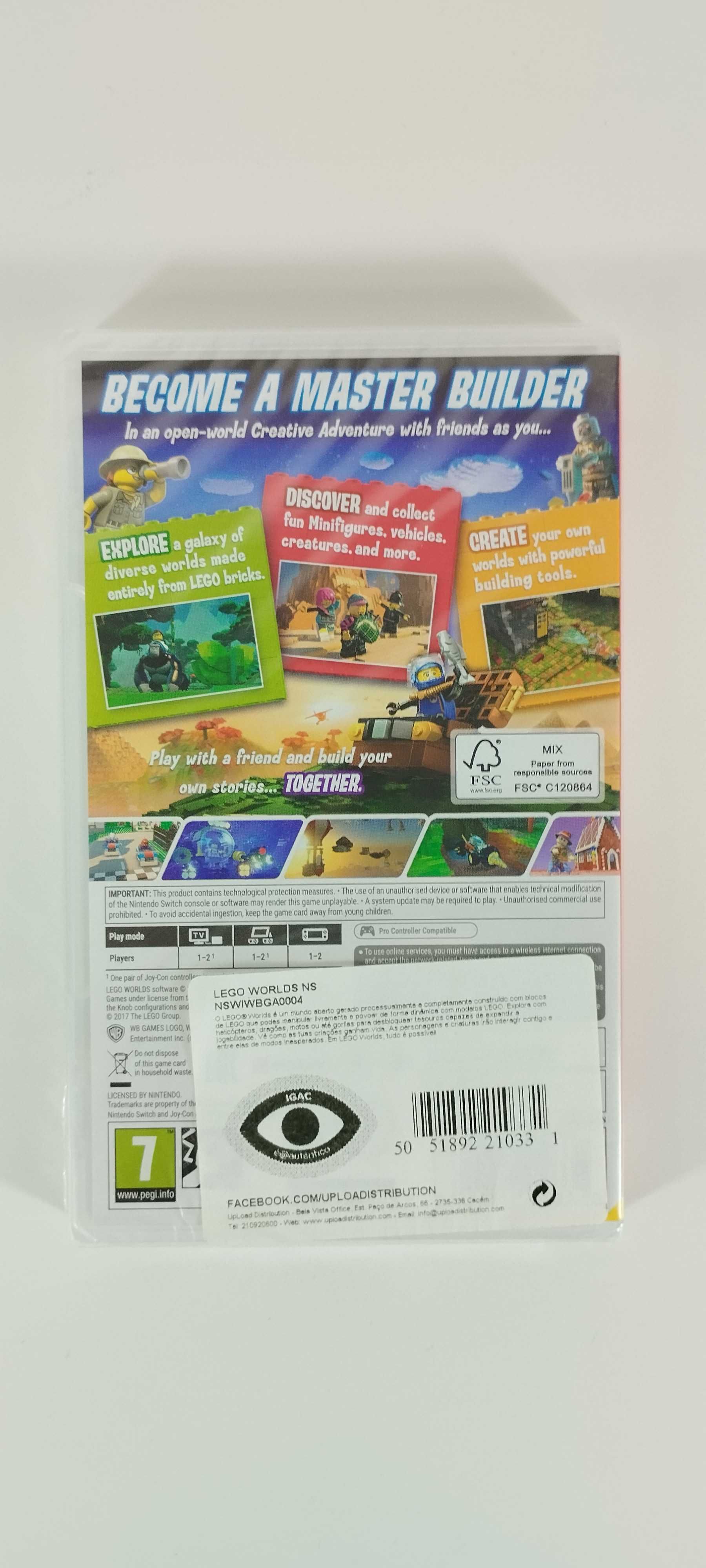 Lego Worlds - Nintendo Switch - Selado