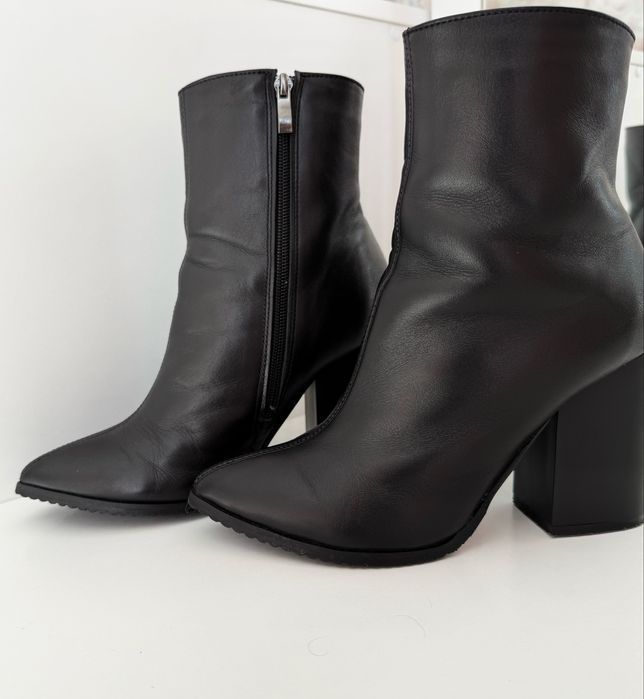 Ботільйони ботинки  жіночі зимові ( хутро) натуральна шкіра