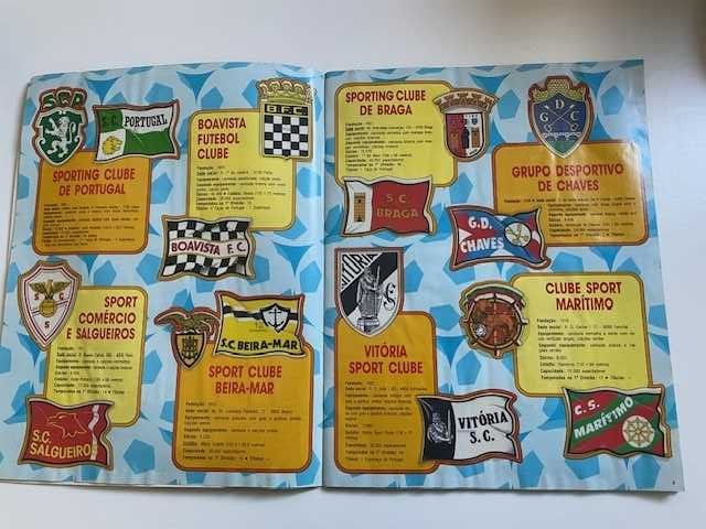 Caderneta Completa Futebol 92/93