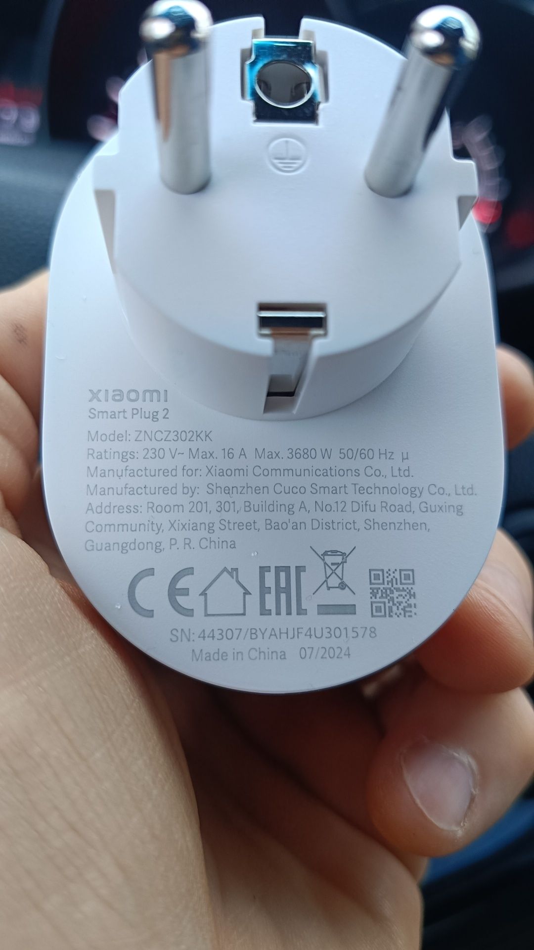 Розумна розетка Mi Smart Plug 2 (WIFI)