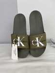 Klapki męskie Calvin Klein Jeans khaki (47)