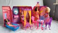 #42 Barbie Zestaw Tajemnicze Drzwi - Zamek + 4 lalki