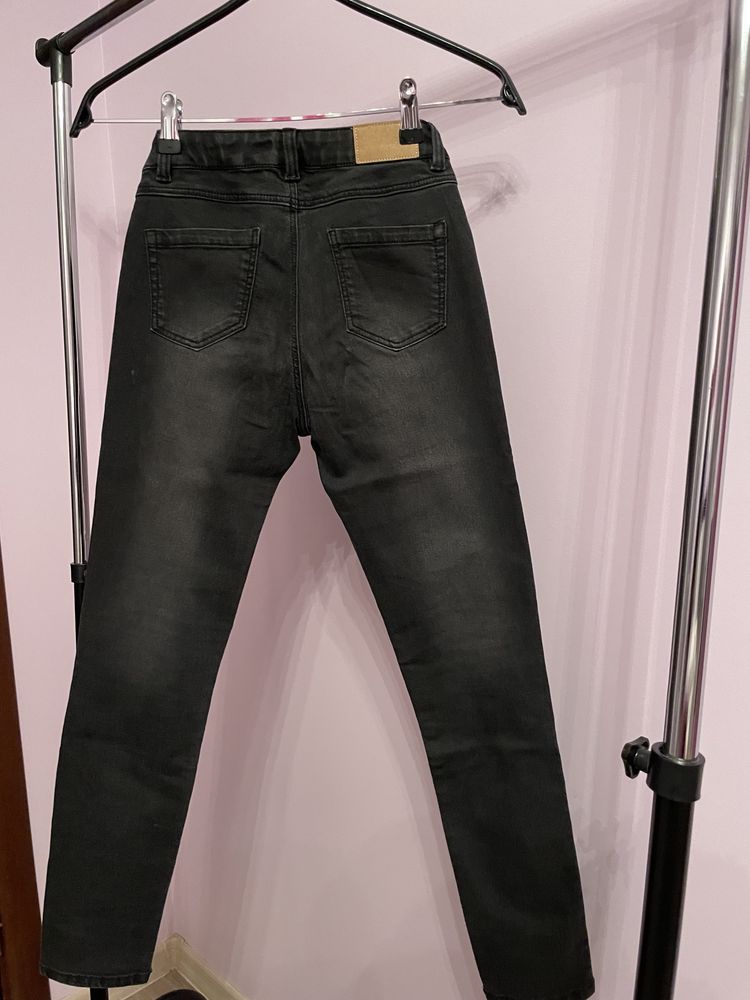 Джинси skinny графітові 11-11 р 140-146р