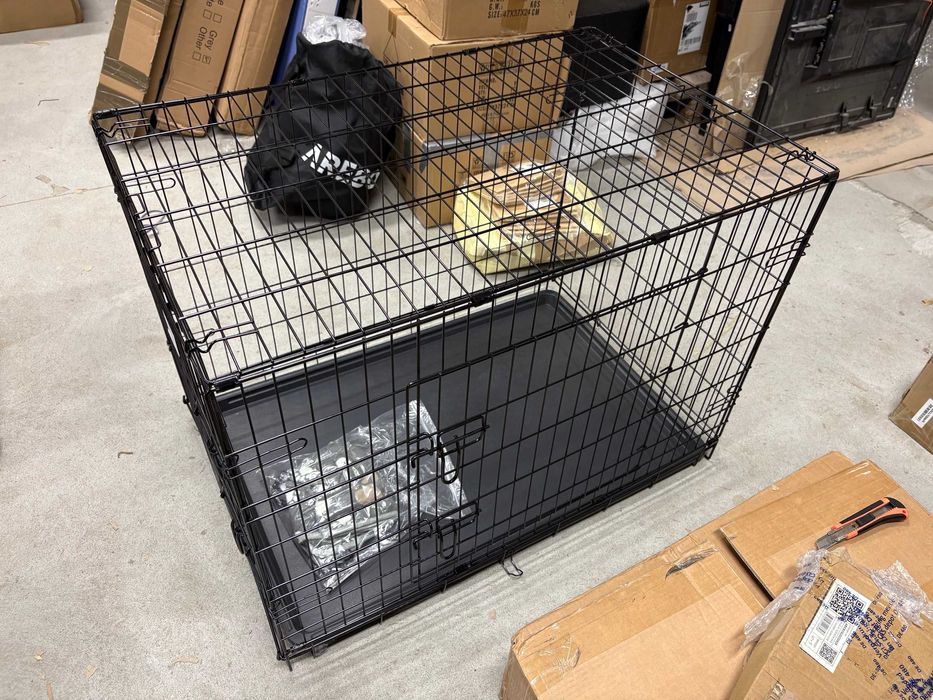 Arebos - Klatka dla Psa | 36'' | Składana | Rozmiar L