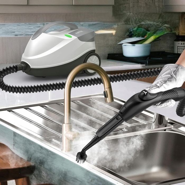 Odkurzacz Myjka parowa AUIFFER CB-08C 28 akcesoriów 1,5 L 2000 W,