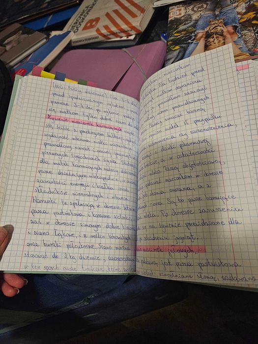 Notatki chow zwierzat