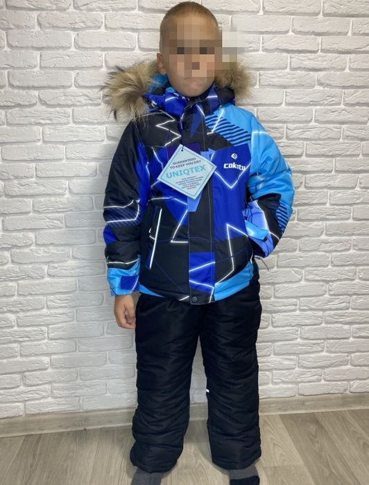 Дитячий зимовий костюм (куртка+напівкомбінезон)