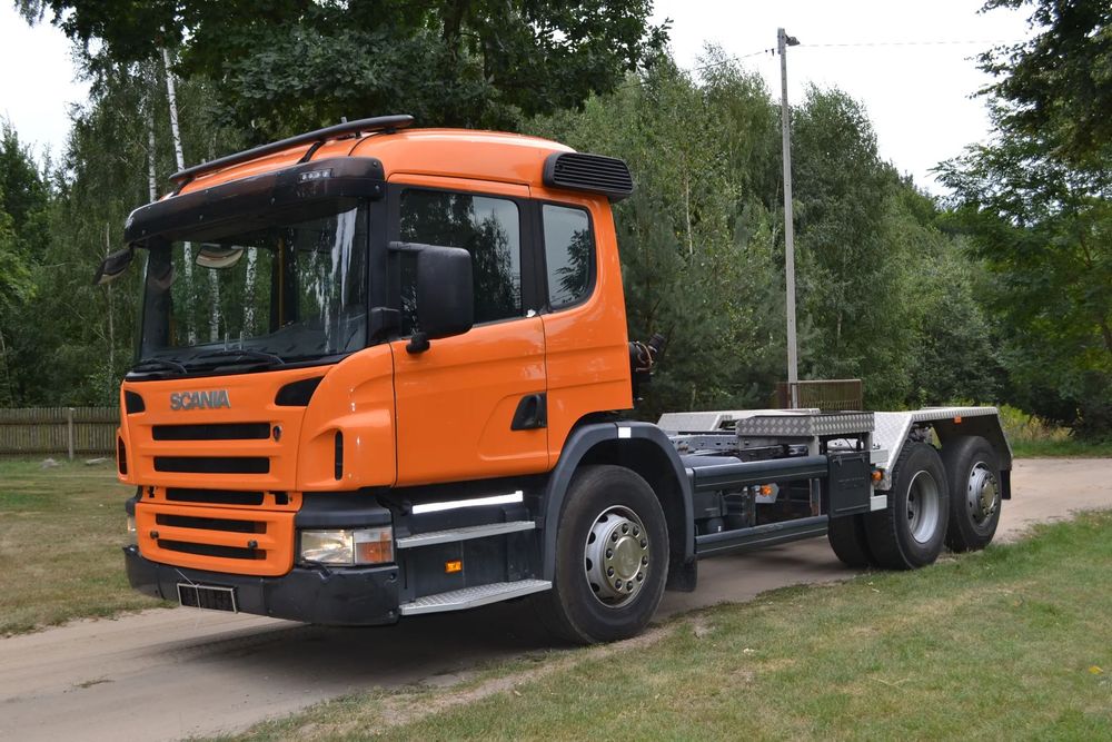 Scania P 320 TRZECIA OŚ SKRĘTNA RAMA dł. 5.3 m KLIMATYZACJA  tylko 157750 km zawieszenie pneumatyczne
