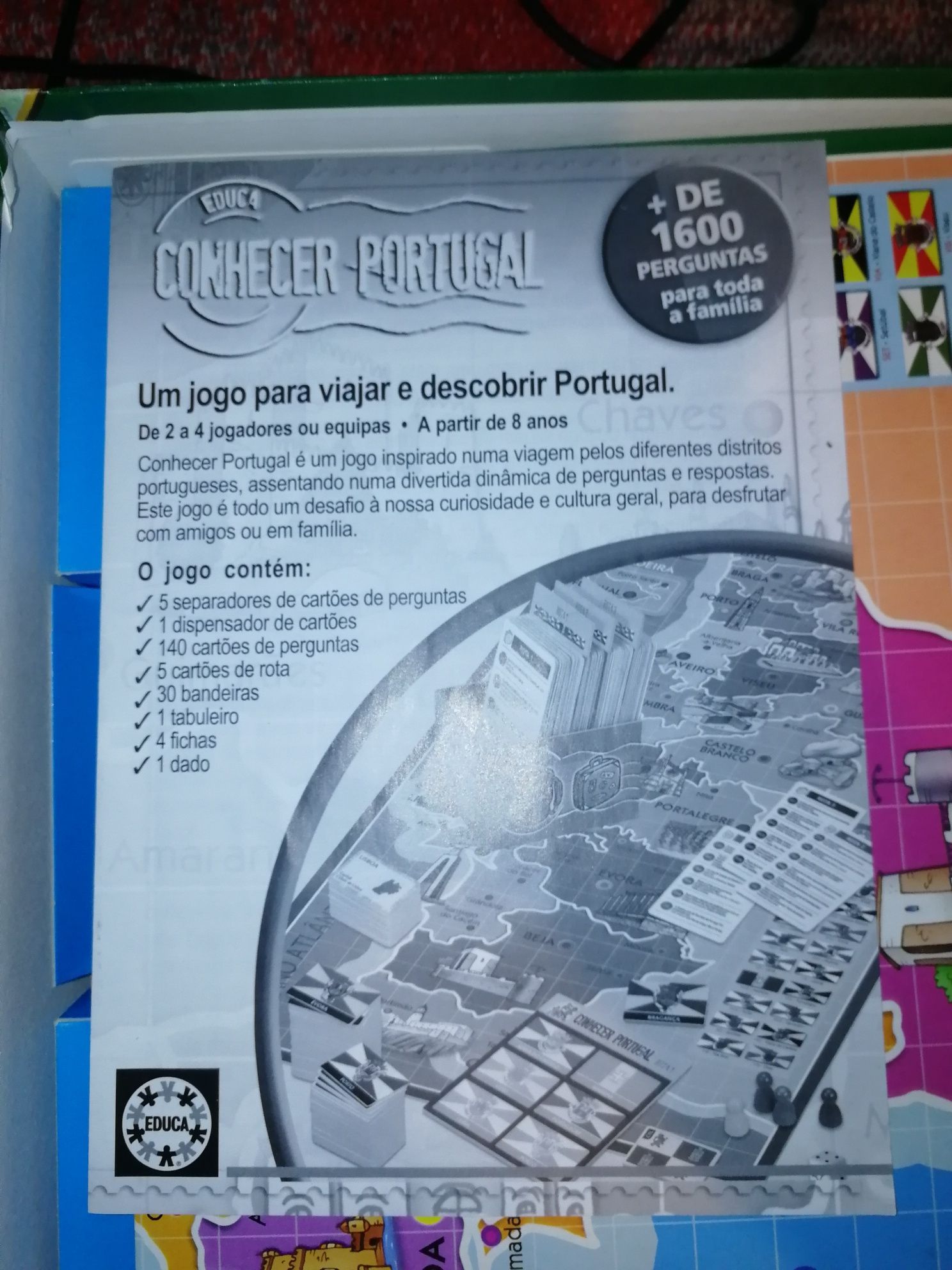 Jogo Conhecer Portugal Educativo