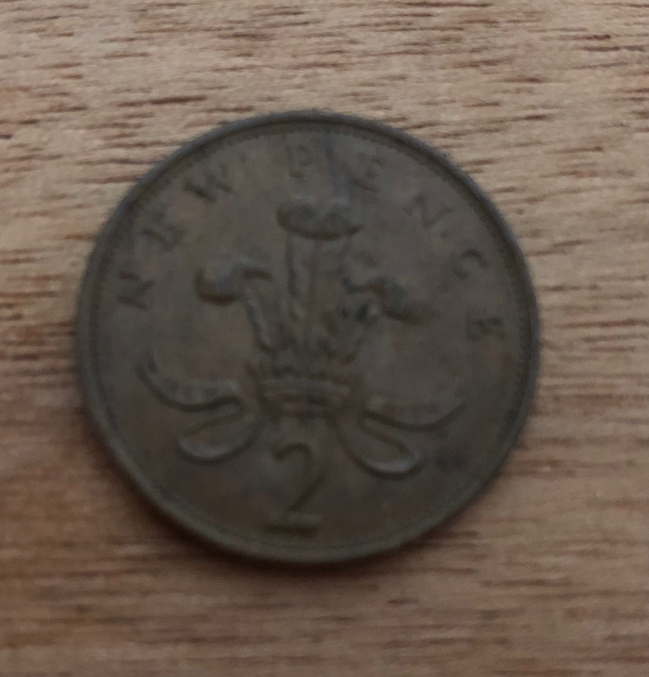 Moeda New pence 2 1979