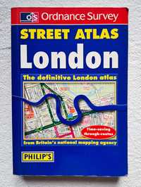 Street atlas LONDON - mapy ulic Londynu Wielka Brytania