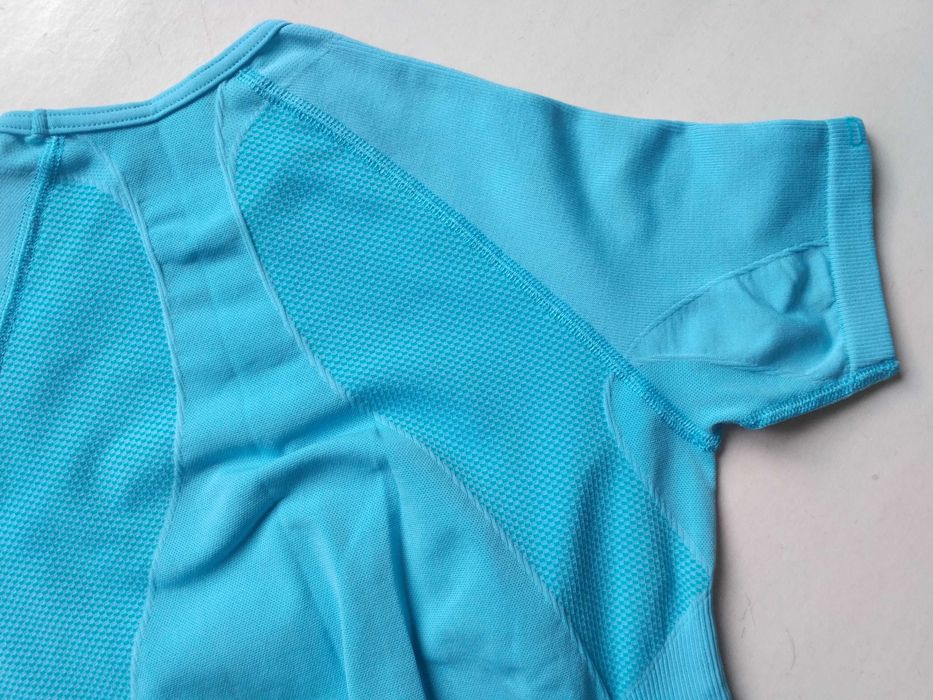 ТермоФутболка ODLO Evolution WARM Lady S blue Термобілизна дівчат