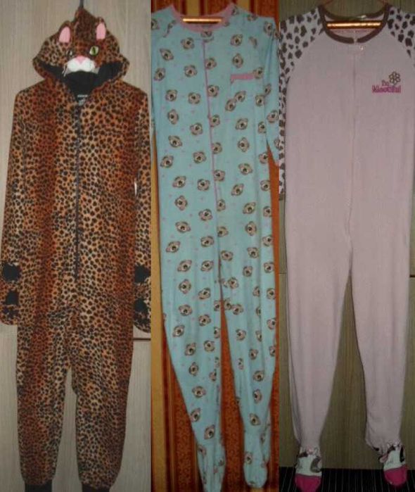 Кигуруми пижама слип флисовый размер S/M-46/48