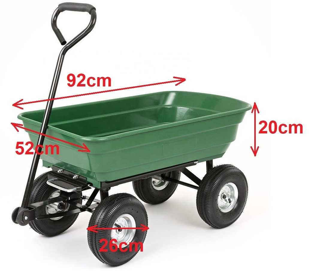 Taczka Wózek Ogrodowy Transportowy Wywrotka 85l XL Promocja