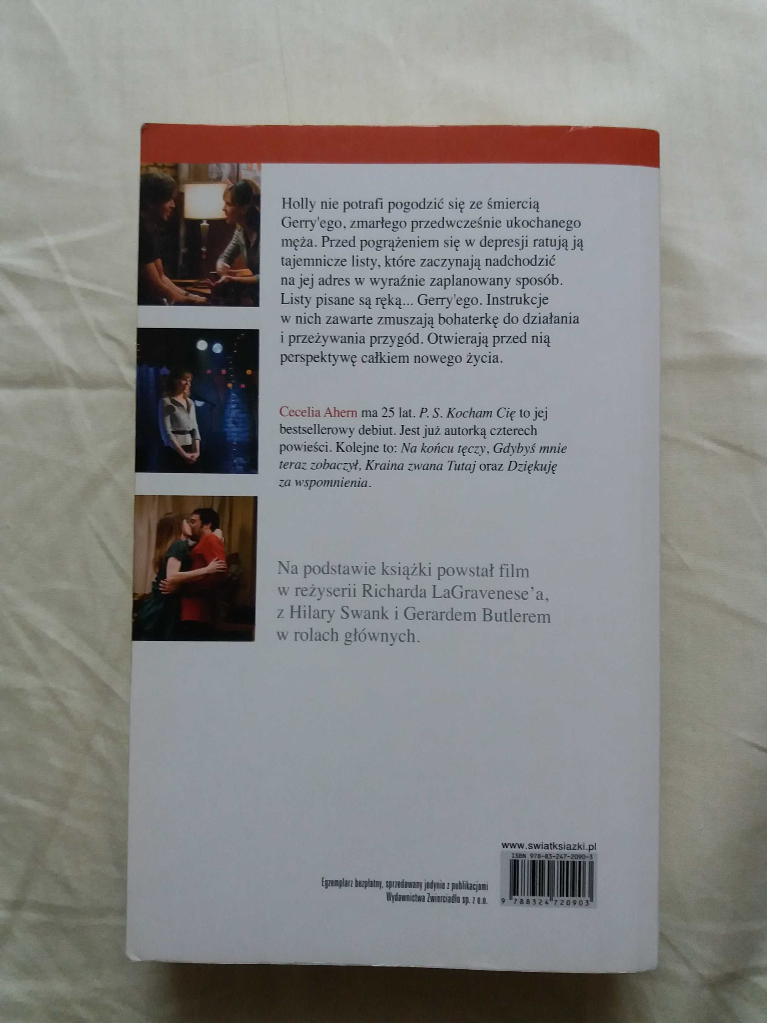 P.S. Kocham Cię Cecelia Ahern miłość romans bdb