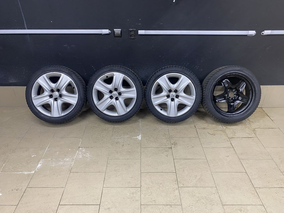 Felgi strukturalne Opel 17’ 5x105+opony zimowe